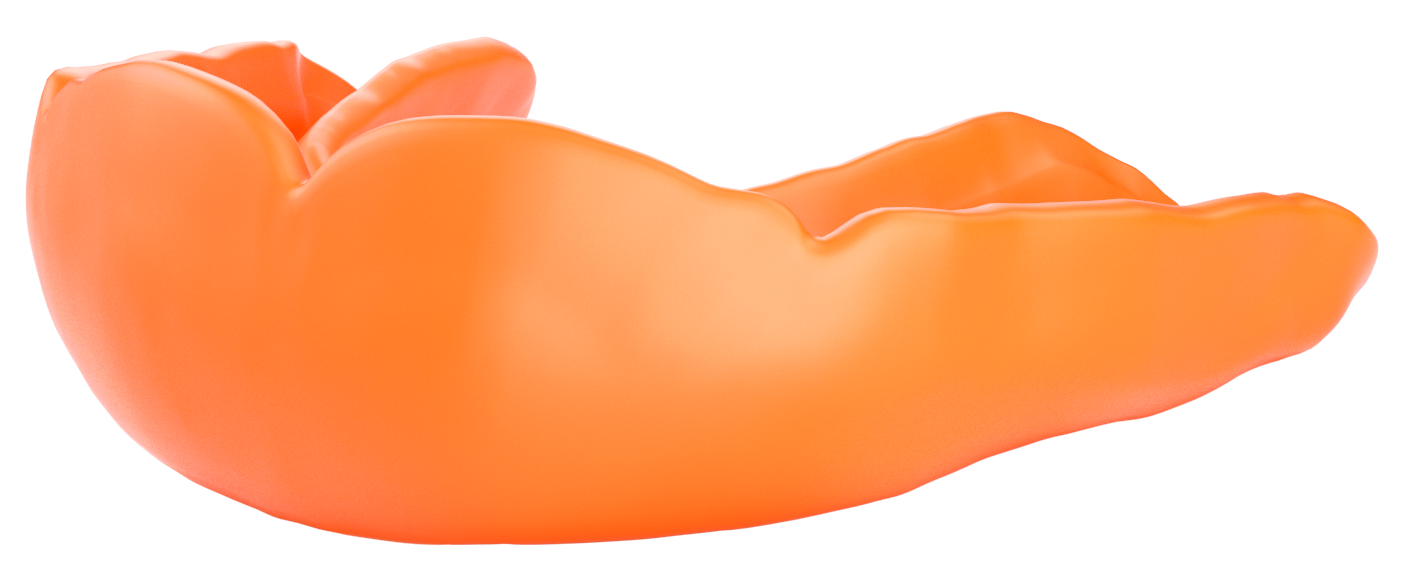 Shock Doctor Adult MicroFit Strapless Slim Fit Mouthguard - ORANGE